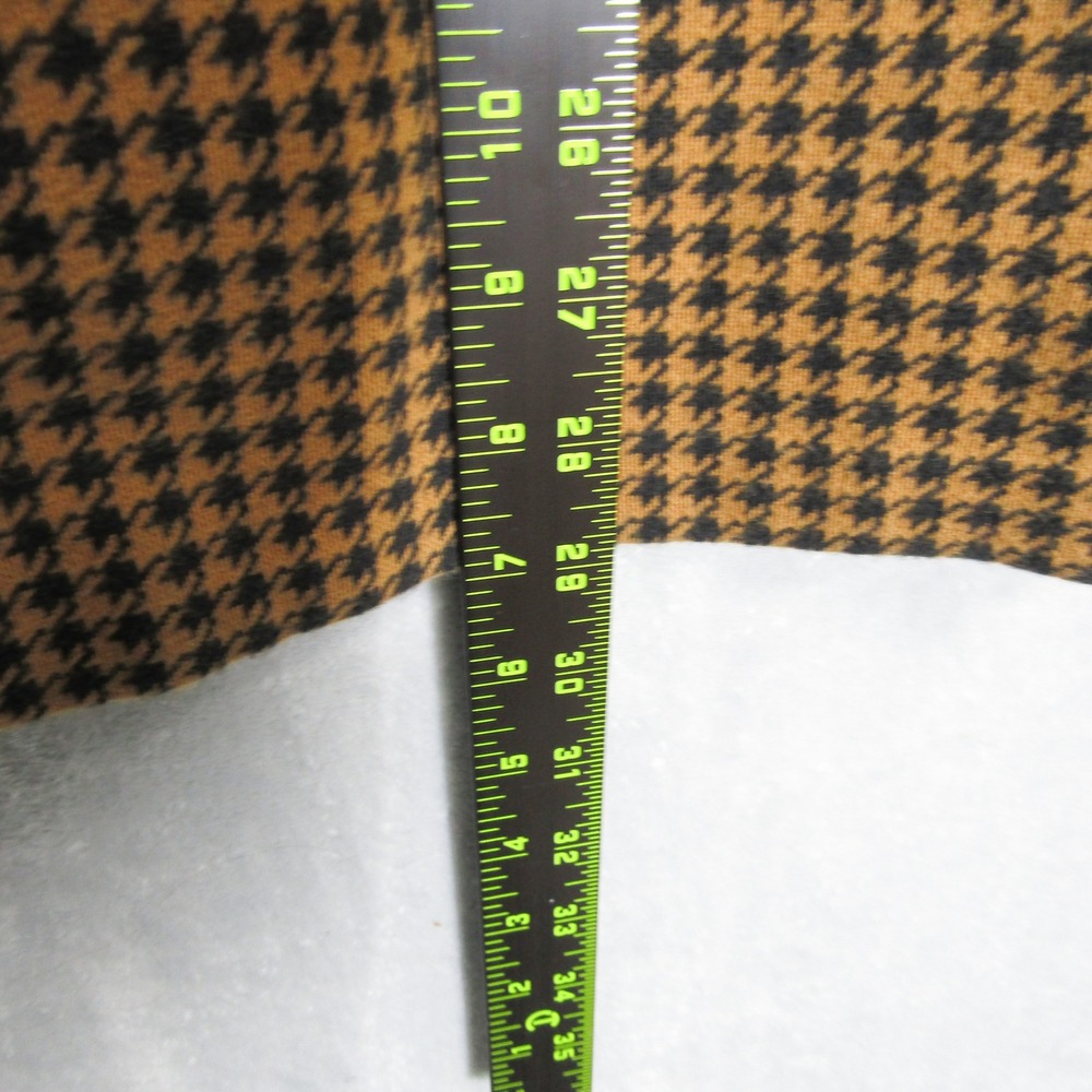 Old Navy Womens 2X Plus Houndstooth Blazer Jacket Brown Black Open Front Knit - Picture 7 of 10